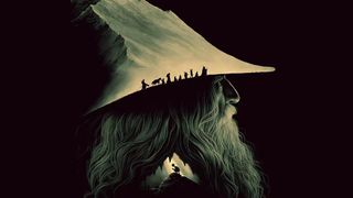 Close up image of a Lord of the Rings poster