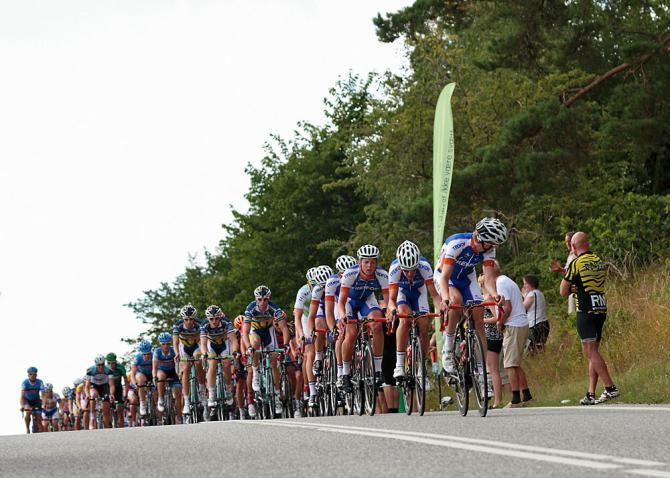 Team Tre-For at the front