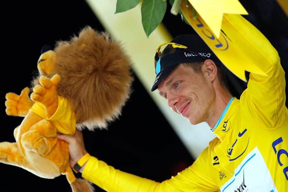 Tony Martin collects another yellow jersey.