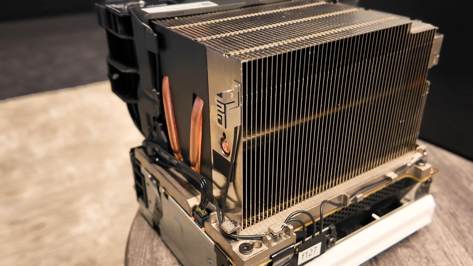 Valve's new Steam Machine during a visit to Valve HQ in Bellevue, Washington. The Steam Machine is a compact living room gaming PC.