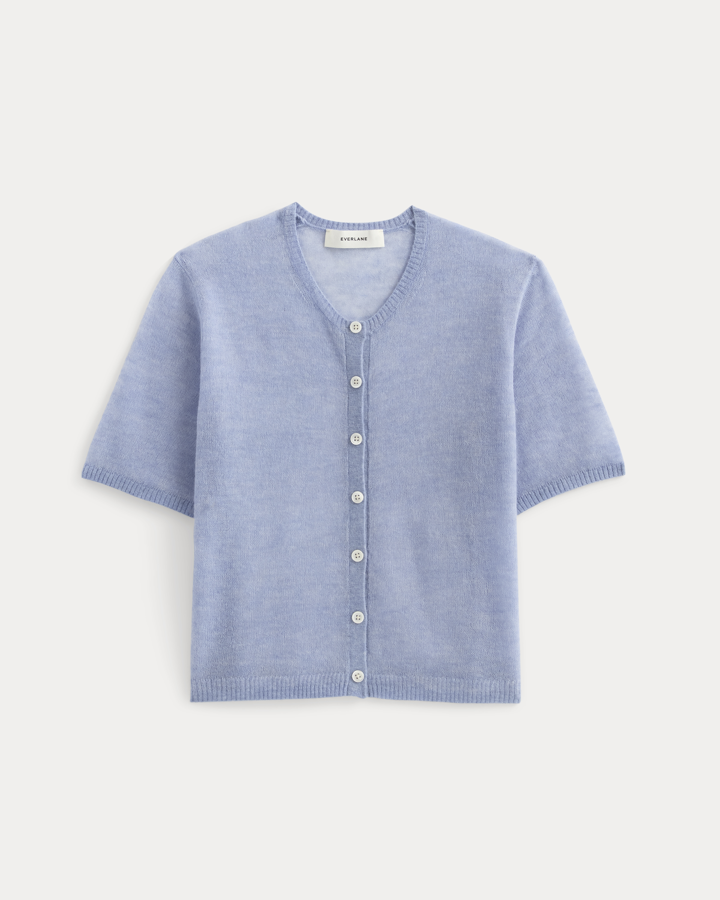 Everlane, The Air Alpaca&amp;trade; Short-Sleeve Cardigan