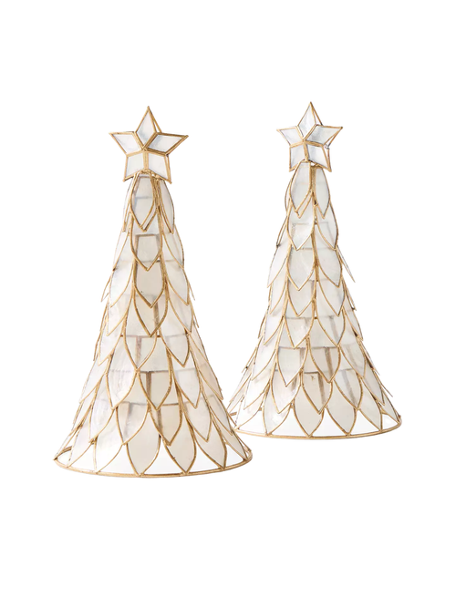 Capiz Table Top Trees (Set of 2)