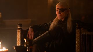 Ewan Mitchell as Aemond Targaryen in 'House of the Dragon' season 1