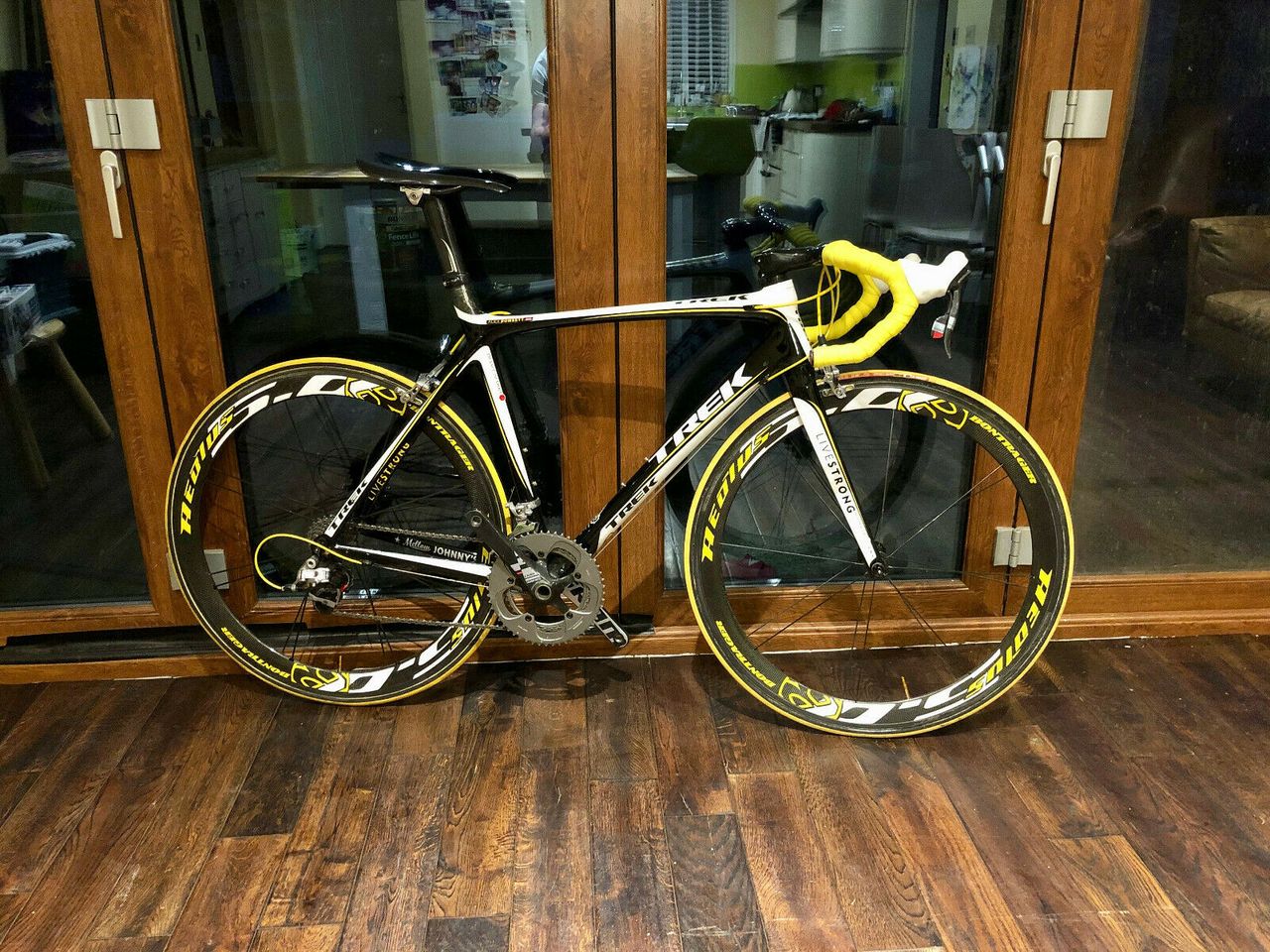 Alex Dowsett's 2010 Trek-Livestrong team Trek Madone bike on eBay