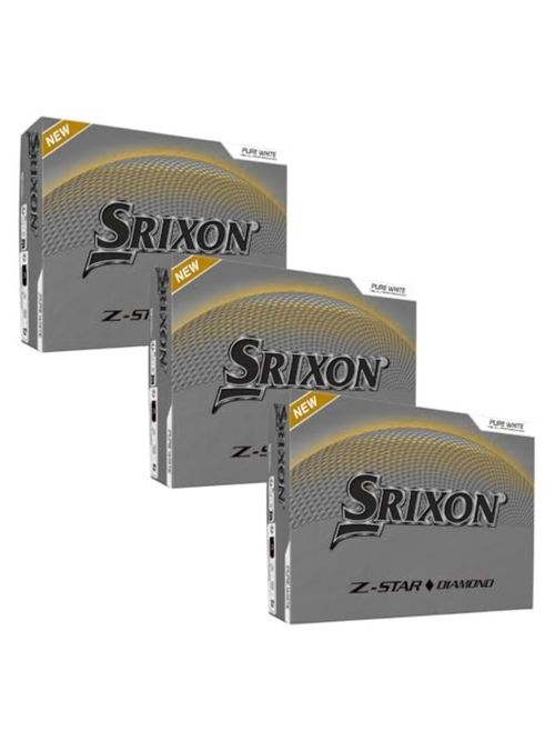 Z-Star Diamond Golf Balls, Diamond 3 (36 Pack), White