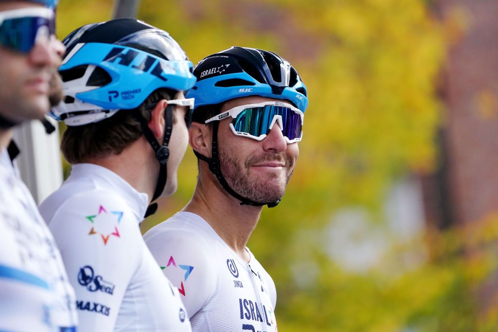 Giacomo Nizzolo before the Sparkassen Giro