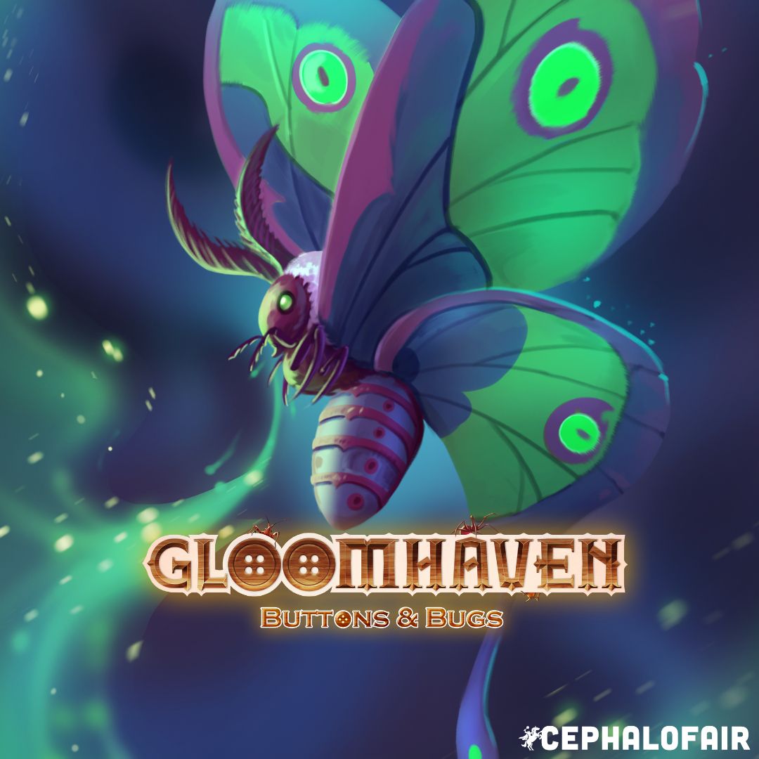 Character art from Gloomhaven: Buttons &amp; Bugs