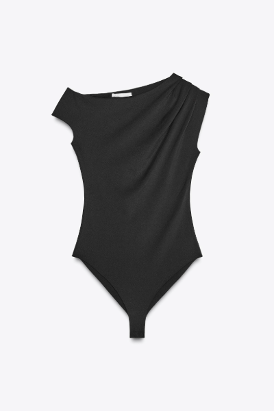 ZARA, Draped Fitted Bodysuit