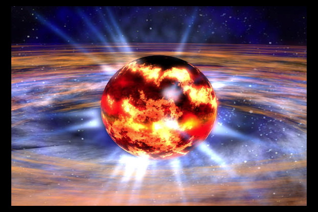 Artist&#039;s Impression of a Neutron Star