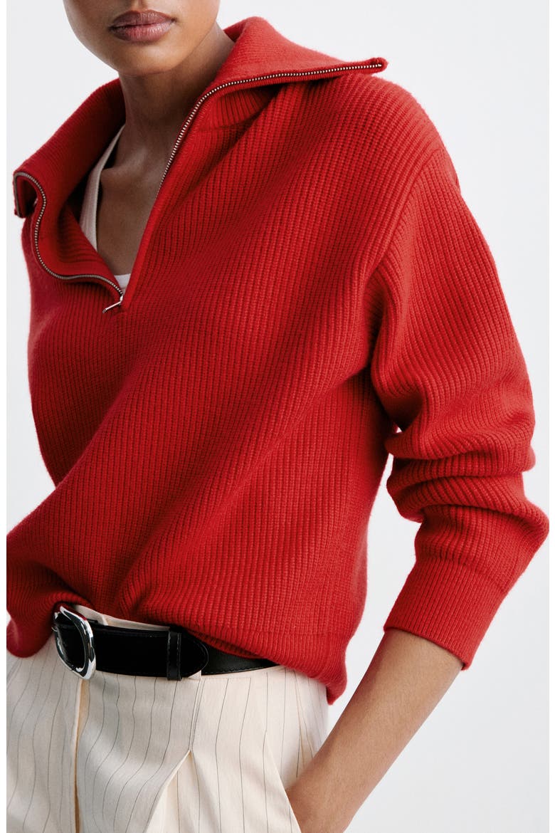 Quarter Zip Sweater