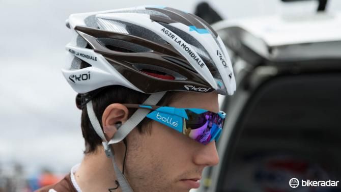 Bolle sunlgasses are becoming more common in the peloton