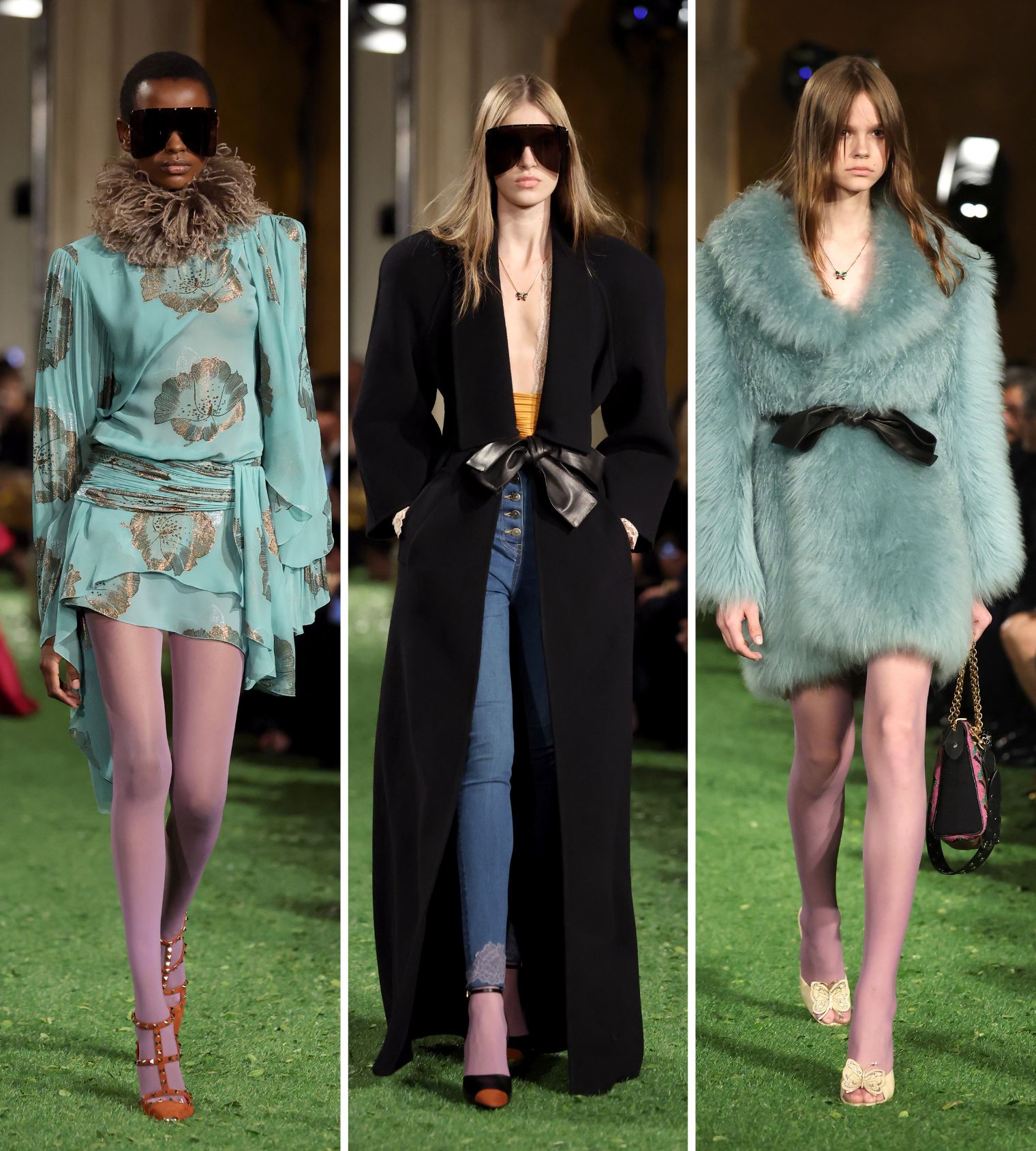 models on the runway for valentino aw26 show