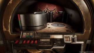 Silent Hill 2 Remake in-development screenshot of a broken juke box