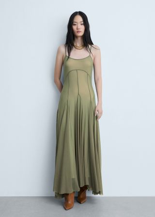 Seam Long Dress