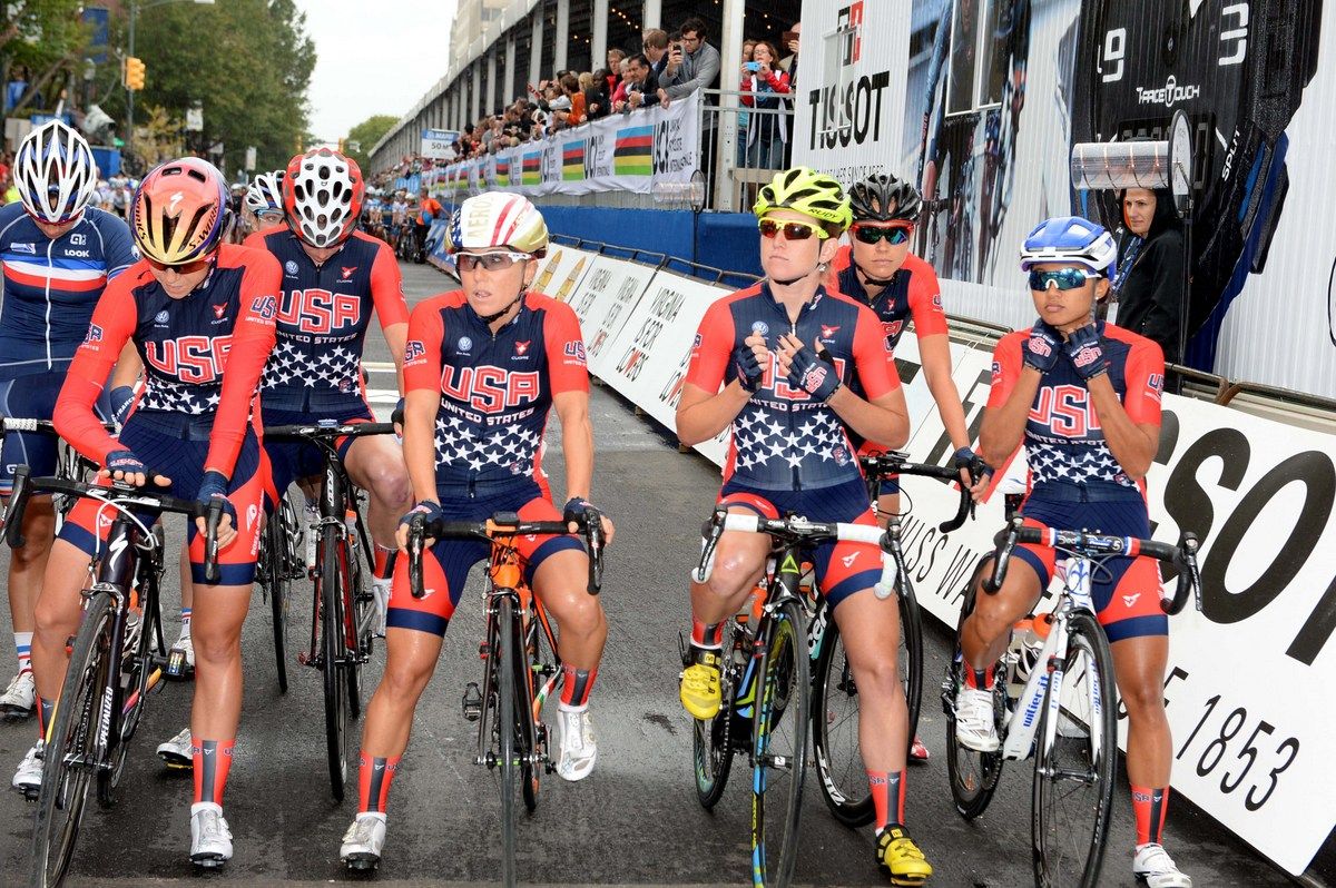 Team USA on the start line