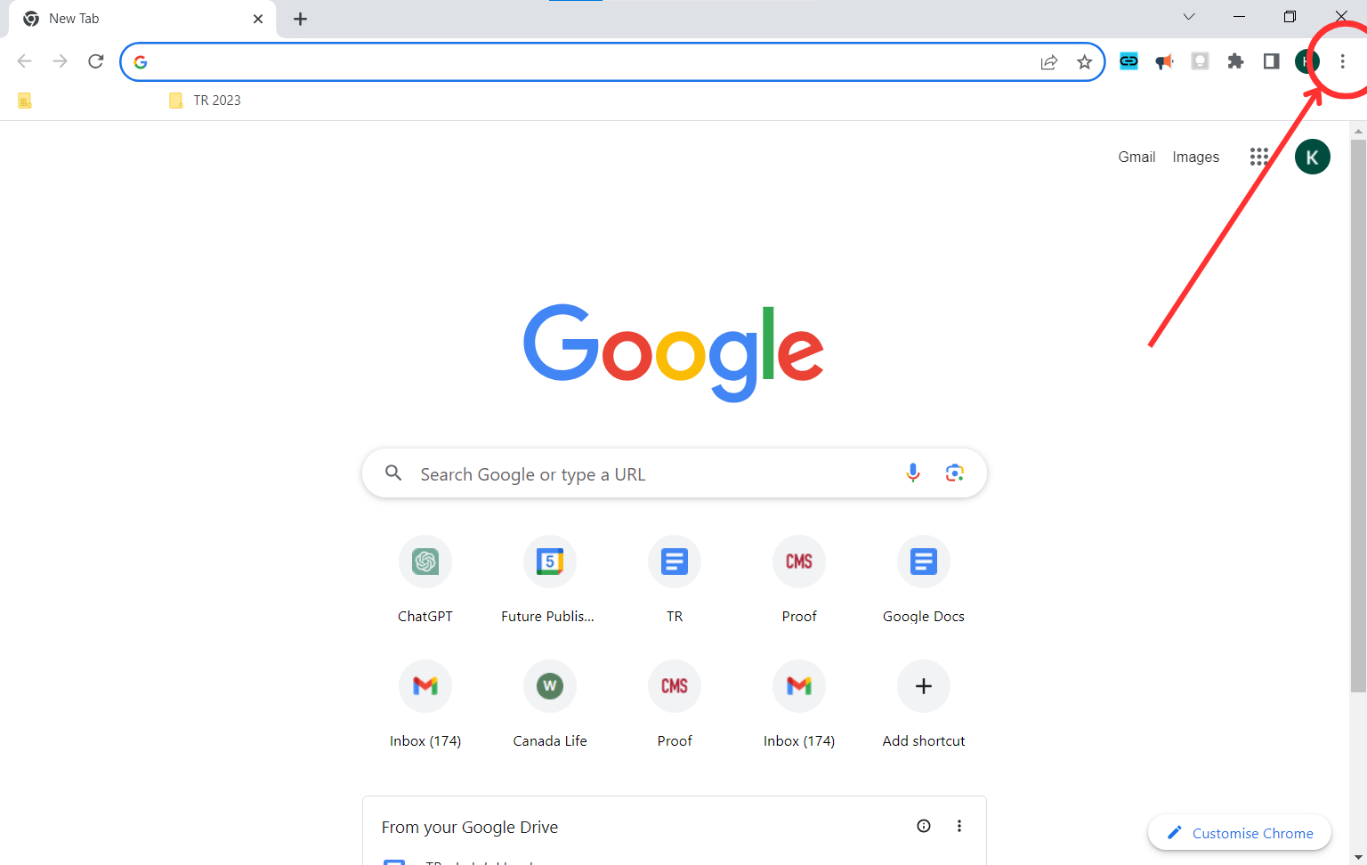 Screenshot 1 of Chrome ad settings