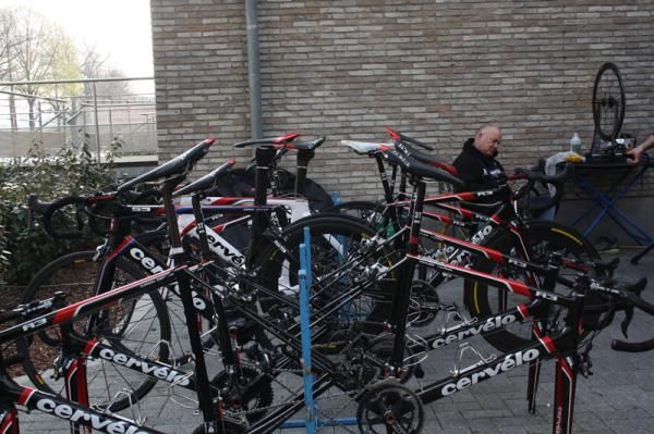 The Garmin-Barracuda Cervelo's