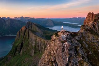 mountain at dawn