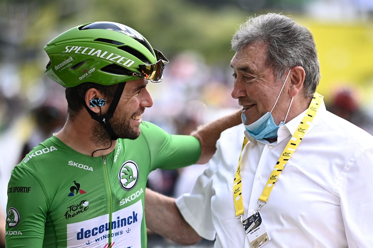 ‘Such a nice guy to break my record’ – Eddy Merckx gives thumbs-up to Mark Cavendish taking historic 35th Tour de France stage win