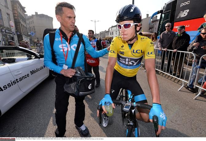 Geraint Thomas (Sky) after the finish