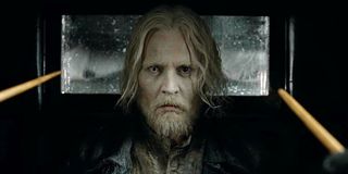 Johnny Depp as Grindelwald in Fantastic Beasts and Where to Find Them series