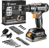 Deko Cordless Drill 20V Electric Power Drill Set