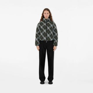 Reversible Check Nylon Ambleside Puffer Jacket