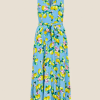 Libra Lemon Midi DressFeaturing the lemon print that makes Meghan Markle's stunning dress so fun, this lookalike piece also has a very flattering pale blue shade to enhance this pattern. It's the perfect piece for spring, priced at £99.