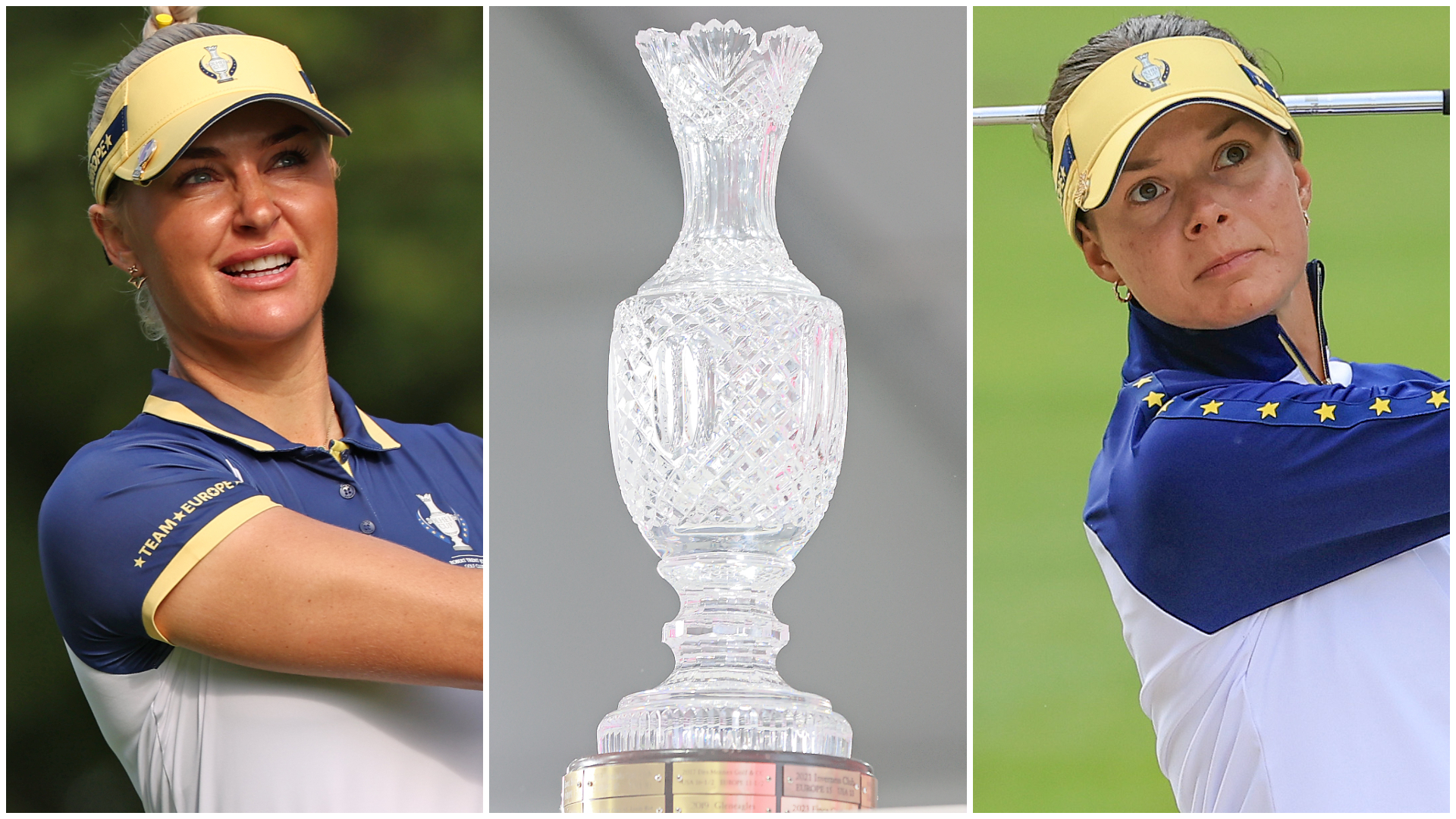 Charley Hull and Esther Henseleit     