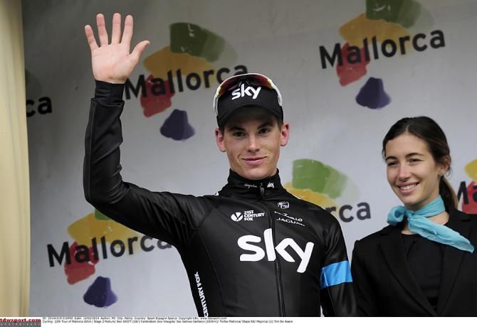 Ben Swift (Sky) was second on the day