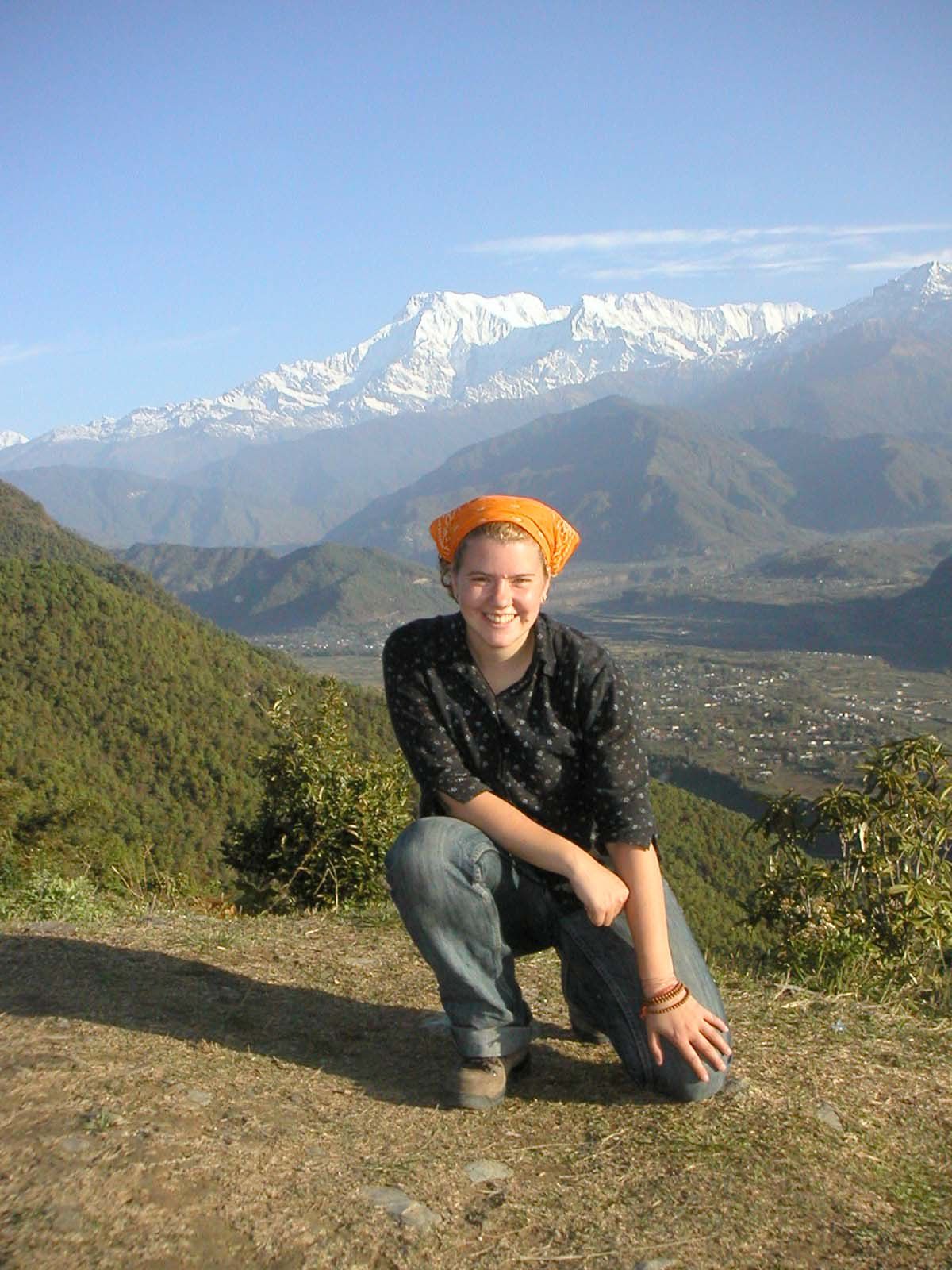 Hope Roth in Nepal