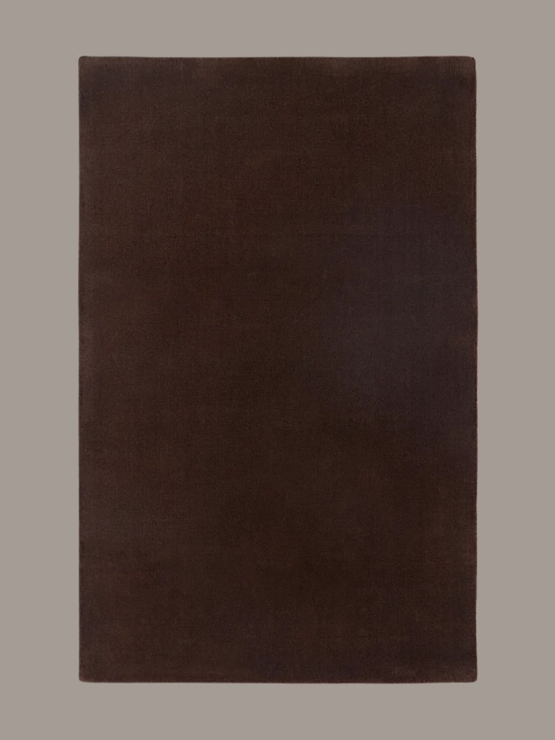 Westwing Collection, Hand-Tufted Wool Rug Zayne in Dark Brown
