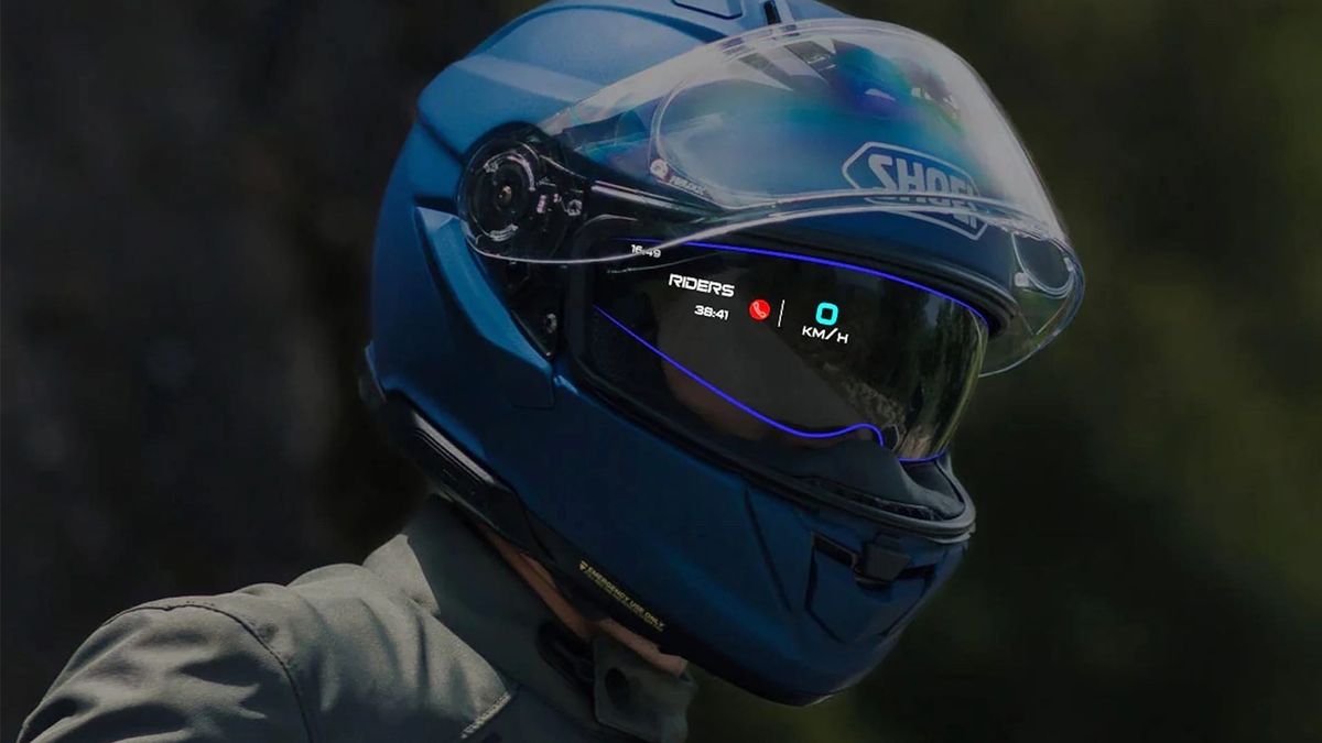 Shoei reveals world’s first motorcycle helmet with a visor-mounted HUD – and it makes so much sense for riders