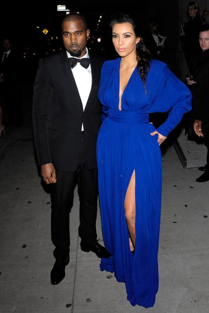 Kim Kardahian and Kanye West at The Angel Ball