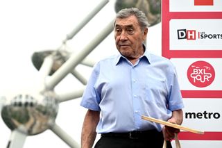 Eddy Merckx at home after undergoing successful intestinal surgery in late March