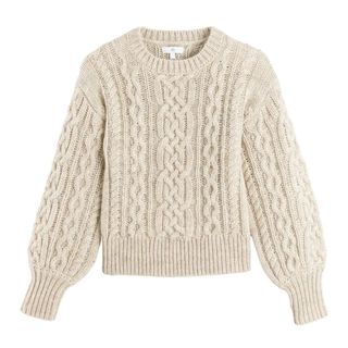 La Redoute cream cable knit jumper
