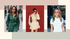 Myleene Klass, Kendall Jenner and Jennifer Aniston wearing sunglasses trends 2024