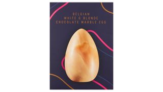 Sainsbury's Belgian White & Blonde Chocolate Marble Egg