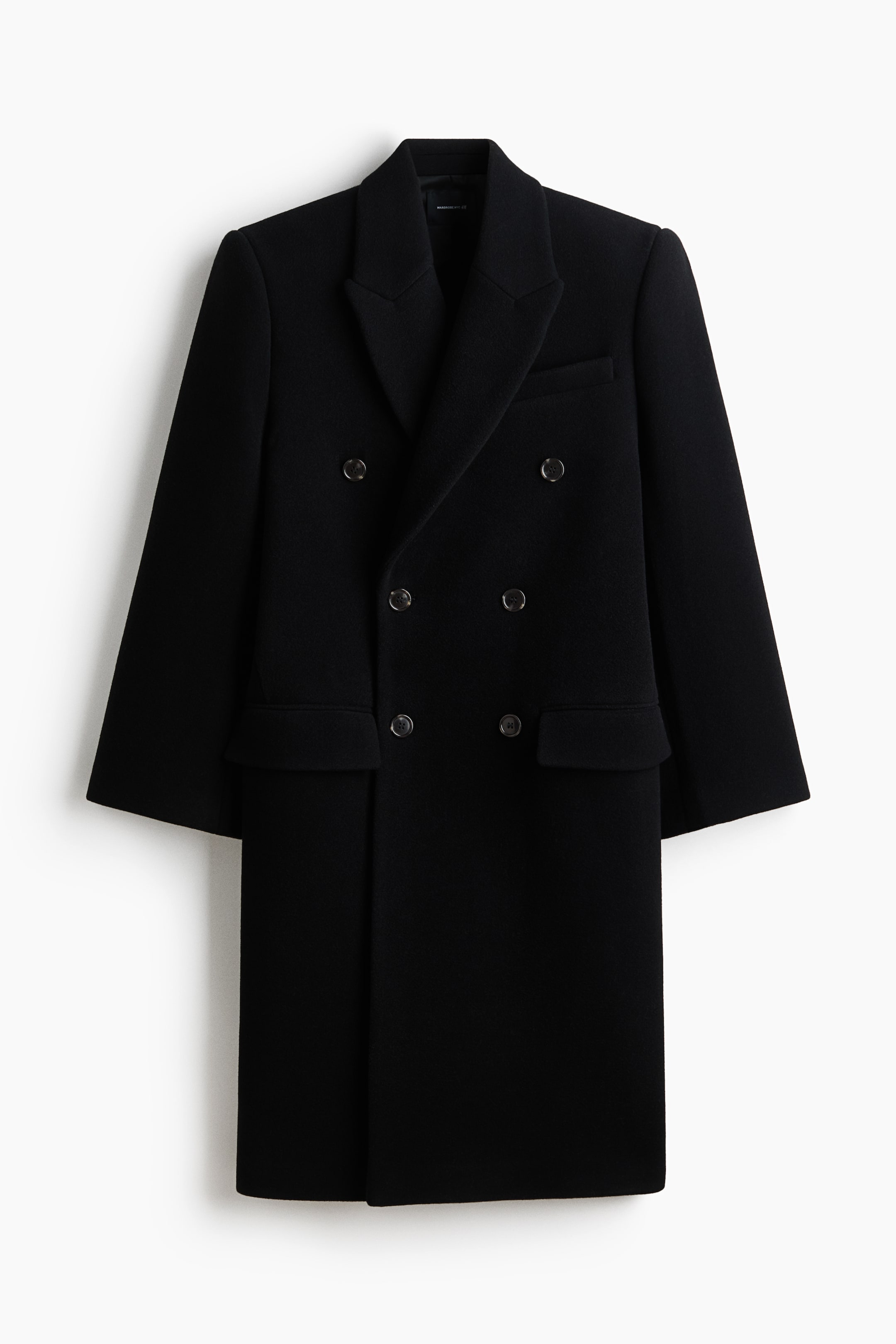 Double-Breasted Wool Coat