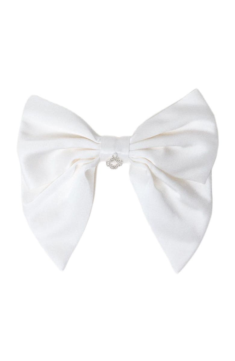 Satin-Effect Bow Barrette