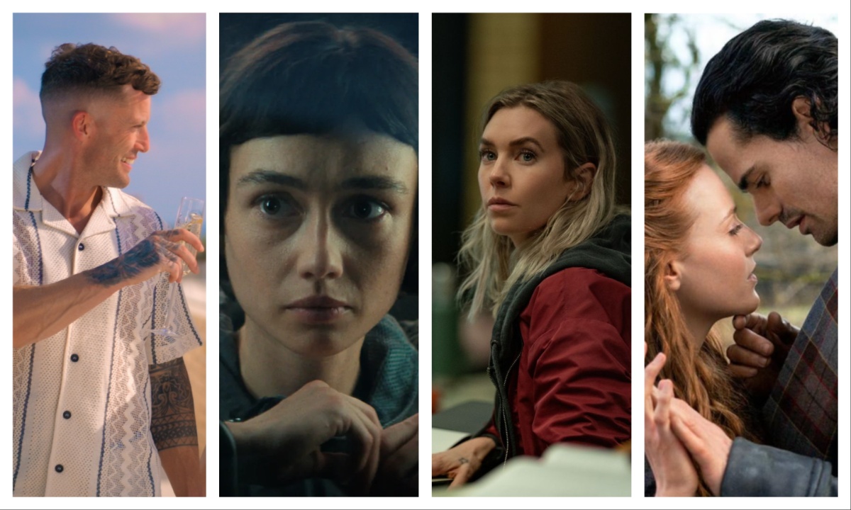 an image of four pictures from each of the film recommendations from this week