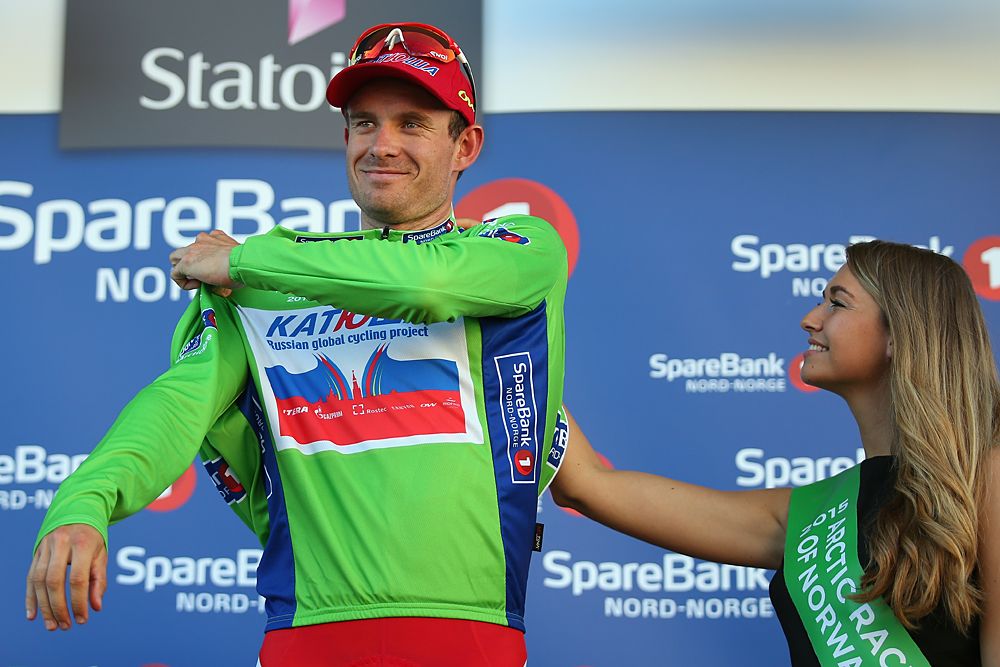Alexander Kristoff (Katusha) wins the green jersey in Norway