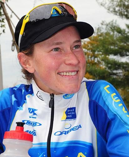 Alison Dunlap (Luna Pro Team) made her first podium since her comeback.