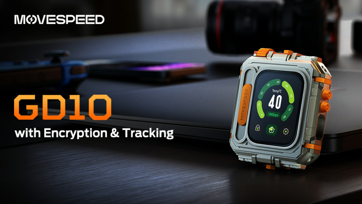 This 1TB external SSD has a 1.8-inch color touchscreen, encryption, supports Apple Find My tracking and... two fidget toys