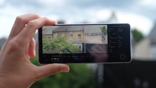 De camera interface op de Sony Xperia 1 V