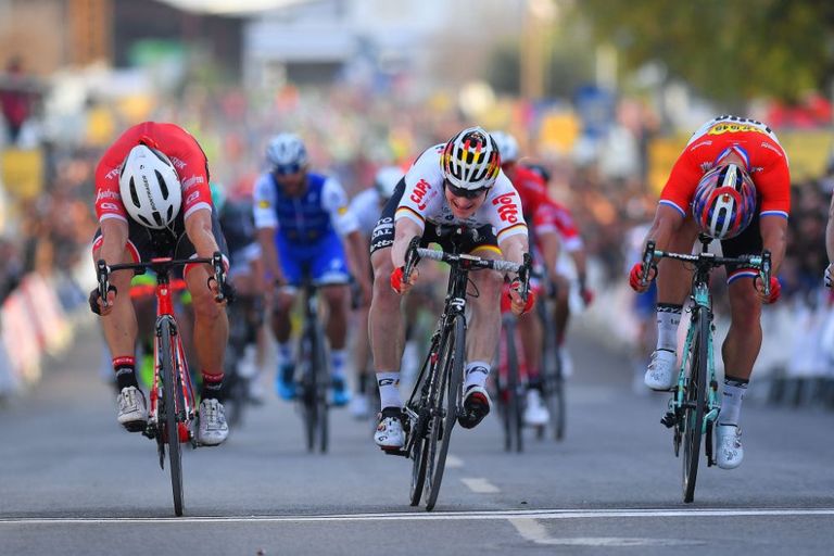 André Greipel wins stage four of the 2017 Volta ao Algarve in a photo finish (Photo by LC/Tim De Waele/Corbis via Getty Images)