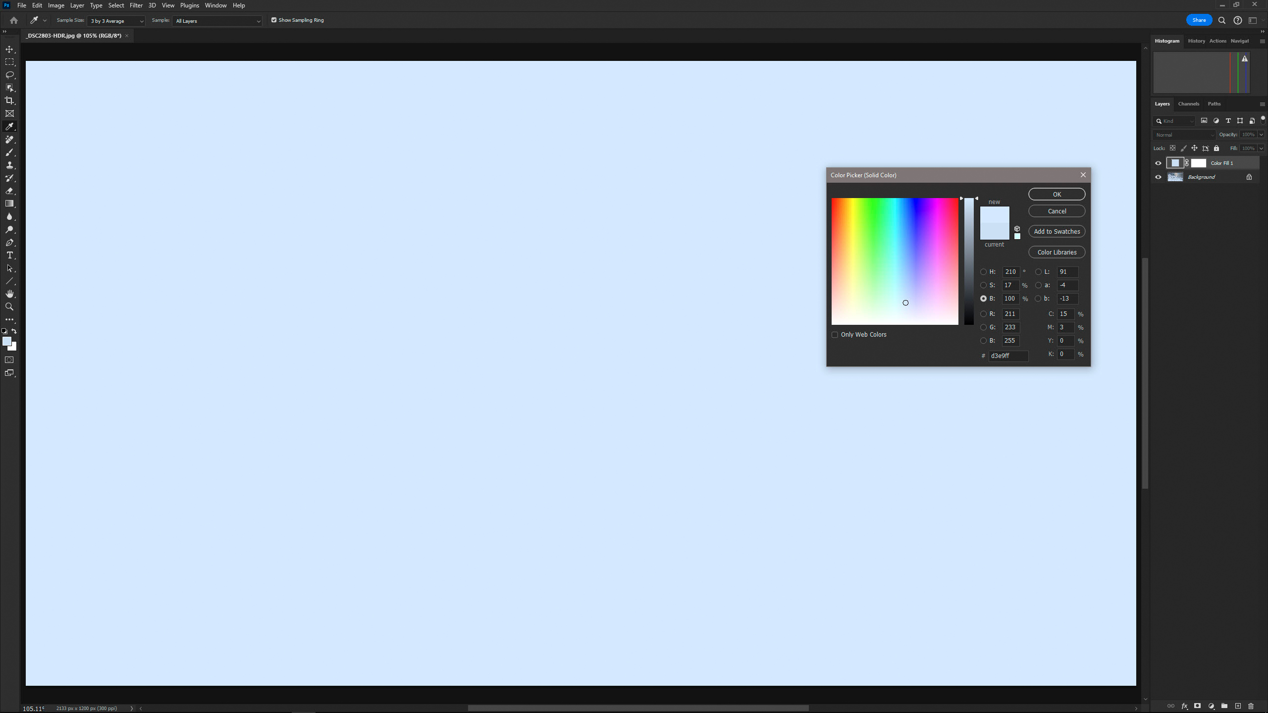 Snow in photoshop