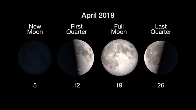 Moon Chart 2018