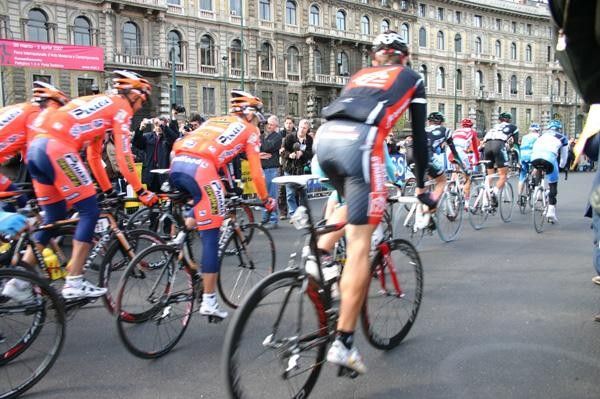 The start of the 98th Milano-Sanremo