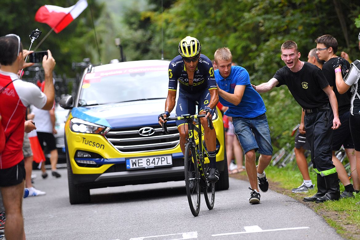 Ruben Plaza at the Tour de Pologne